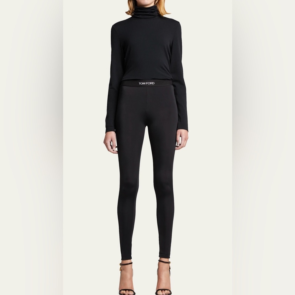 *NWT* TOM FORD Logo-Band Skinny Leggings